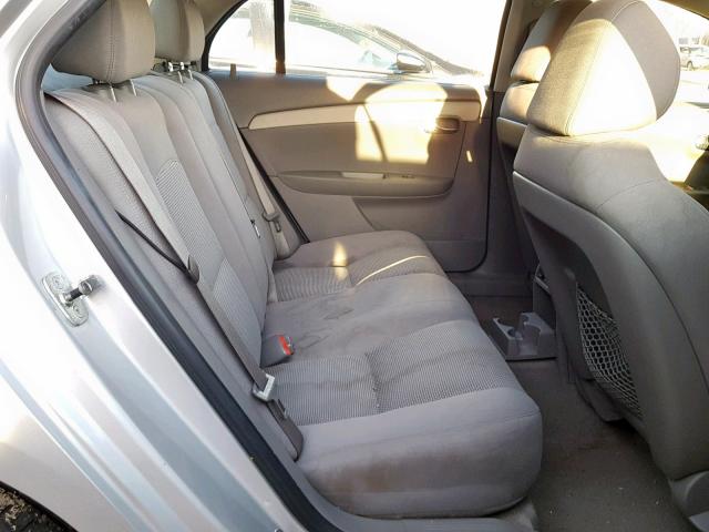 1G1ZC5E07AF200157 - 2010 CHEVROLET MALIBU 1LT SILVER photo 6