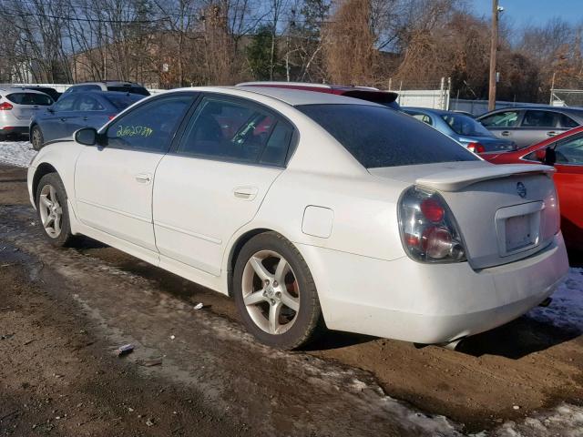 1N4BL11E45N925817 - 2005 NISSAN ALTIMA SE WHITE photo 3