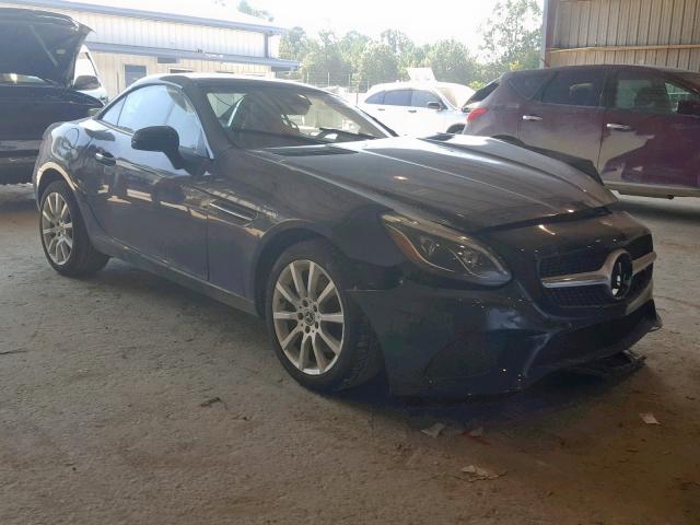 WDDPK3JA6HF142708 - 2017 MERCEDES-BENZ SLC 300 BLACK photo 1