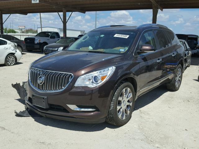 5GAKRBKD2GJ235287 - 2016 BUICK ENCLAVE BROWN photo 2