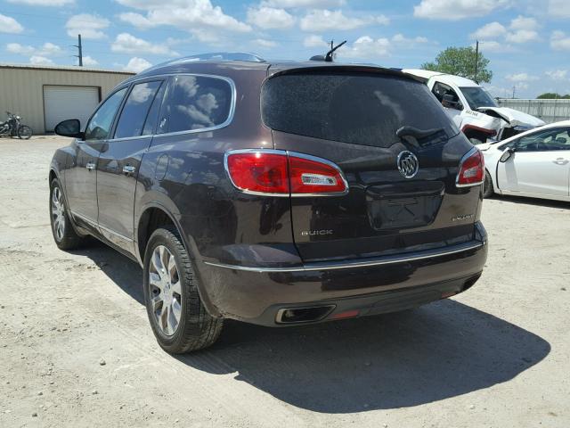 5GAKRBKD2GJ235287 - 2016 BUICK ENCLAVE BROWN photo 3