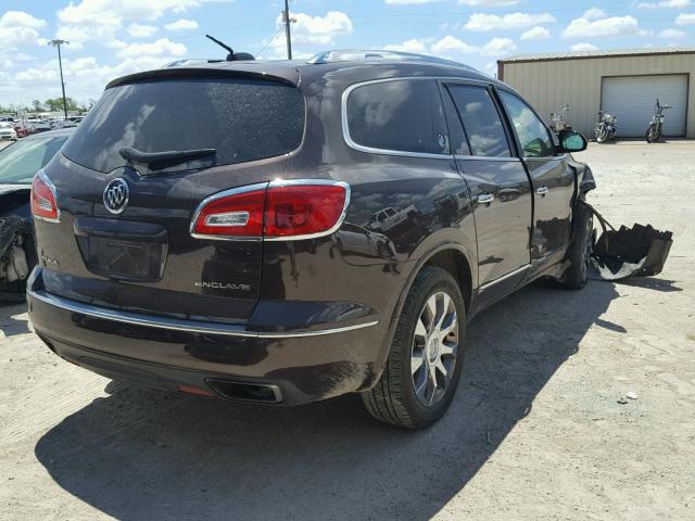 5GAKRBKD2GJ235287 - 2016 BUICK ENCLAVE BROWN photo 4