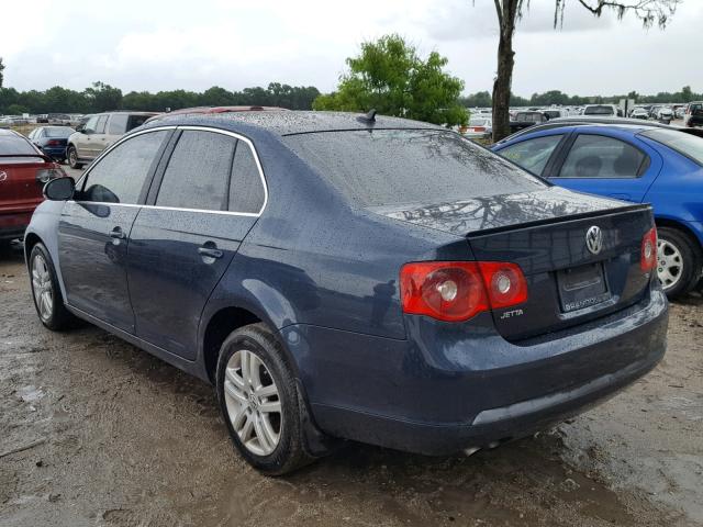 3VWFT71K16M851768 - 2006 VOLKSWAGEN JETTA TDI BLUE photo 3