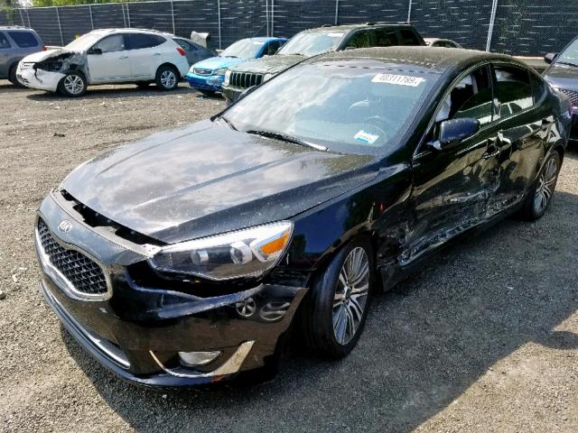 KNALN4D7XG5206255 - 2016 KIA CADENZA LU BLACK photo 2