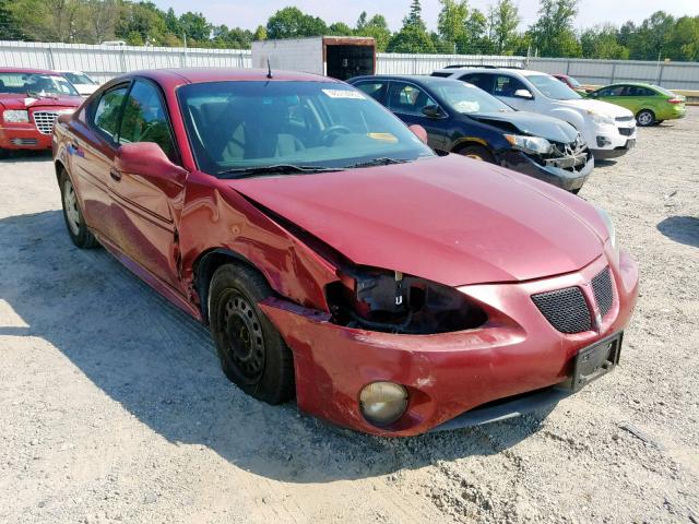 2G2WP522741318164 - 2004 PONTIAC GRAND PRIX BURGUNDY photo 1
