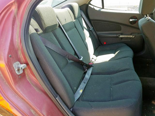 2G2WP522741318164 - 2004 PONTIAC GRAND PRIX BURGUNDY photo 6
