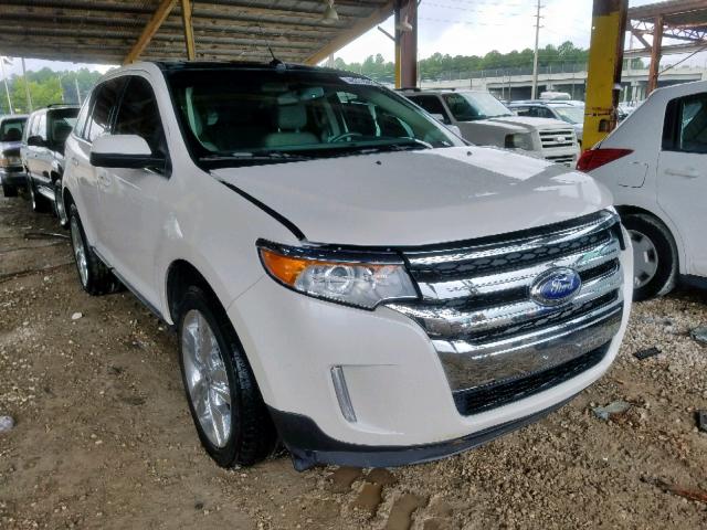 2FMDK3KC1EBB35557 - 2014 FORD EDGE LIMIT WHITE photo 1