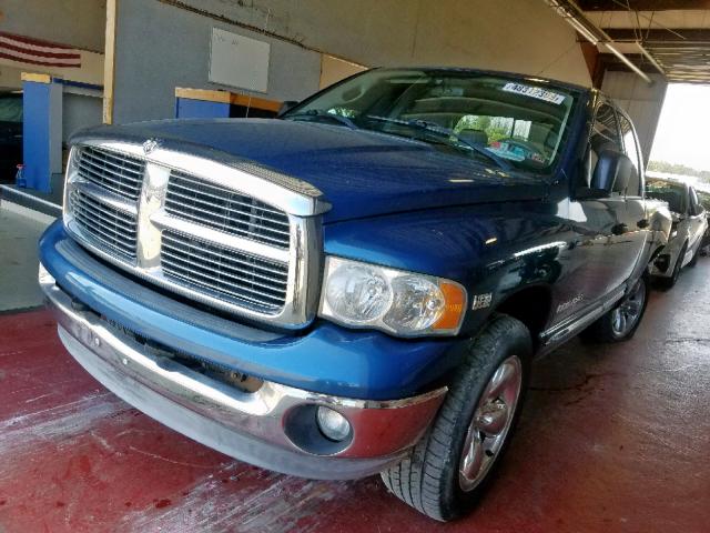 1D7HU18D94S513252 - 2004 DODGE RAM 1500 S BLUE photo 2