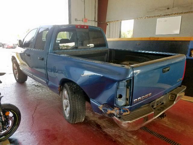 1D7HU18D94S513252 - 2004 DODGE RAM 1500 S BLUE photo 3