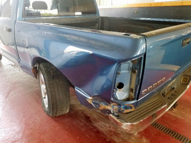 1D7HU18D94S513252 - 2004 DODGE RAM 1500 S BLUE photo 9