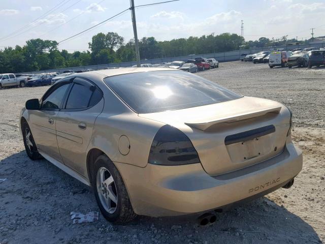 2G2WP522641281026 - 2004 PONTIAC GRAND PRIX GOLD photo 3