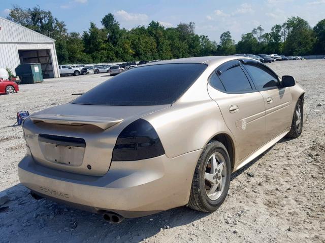 2G2WP522641281026 - 2004 PONTIAC GRAND PRIX GOLD photo 4
