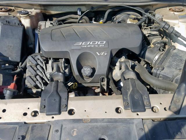 2G2WP522641281026 - 2004 PONTIAC GRAND PRIX GOLD photo 7