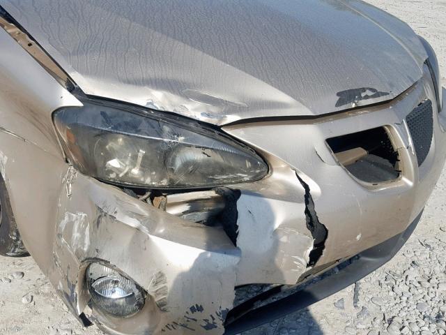 2G2WP522641281026 - 2004 PONTIAC GRAND PRIX GOLD photo 9