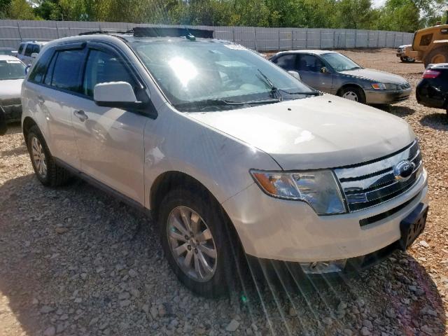 2FMDK38C28BA45359 - 2008 FORD EDGE SEL WHITE photo 1