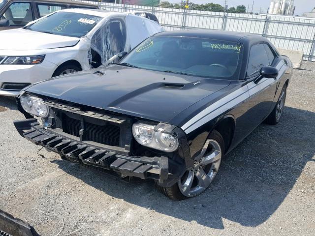 2C3CDYBT4DH652293 - 2013 DODGE CHALLENGER BLACK photo 2