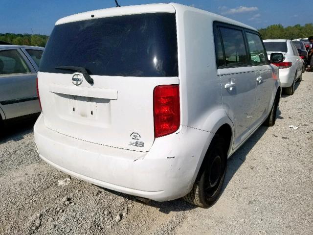 JTLKE50E781054862 - 2008 TOYOTA XB WHITE photo 4