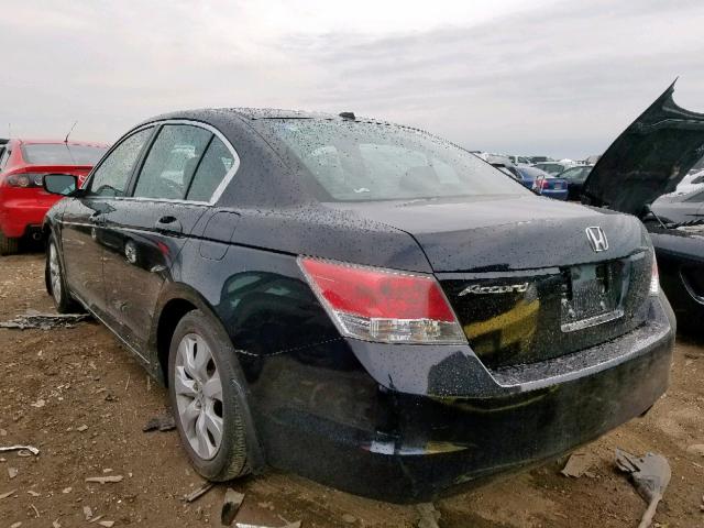 1HGCP2F80AA081869 - 2010 HONDA ACCORD EXL BLACK photo 3