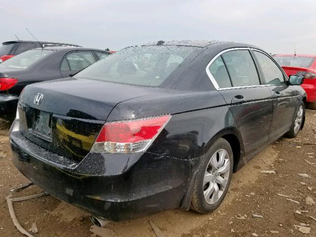 1HGCP2F80AA081869 - 2010 HONDA ACCORD EXL BLACK photo 4