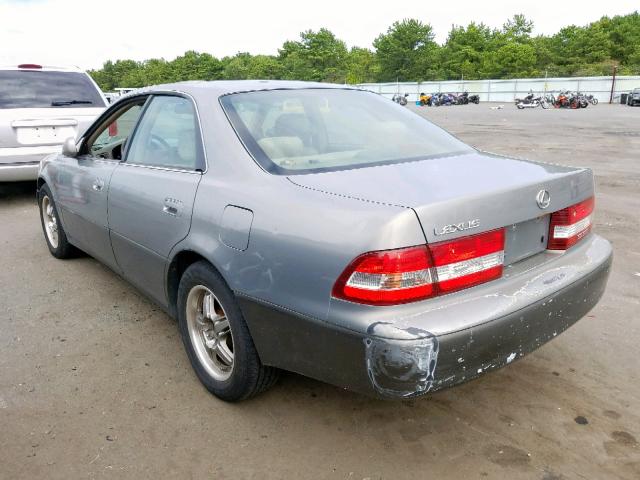 JT8BF28G3Y0275814 - 2000 LEXUS ES 300 BEIGE photo 3