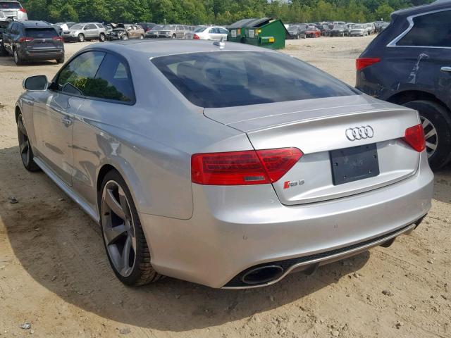 WUAC6AFR1EA902250 - 2014 AUDI RS5 SILVER photo 3