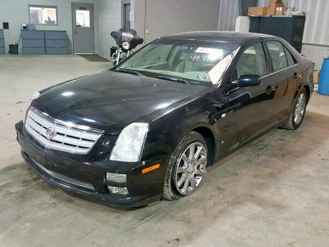 1G6DC67A660175584 - 2006 CADILLAC STS BLACK photo 2