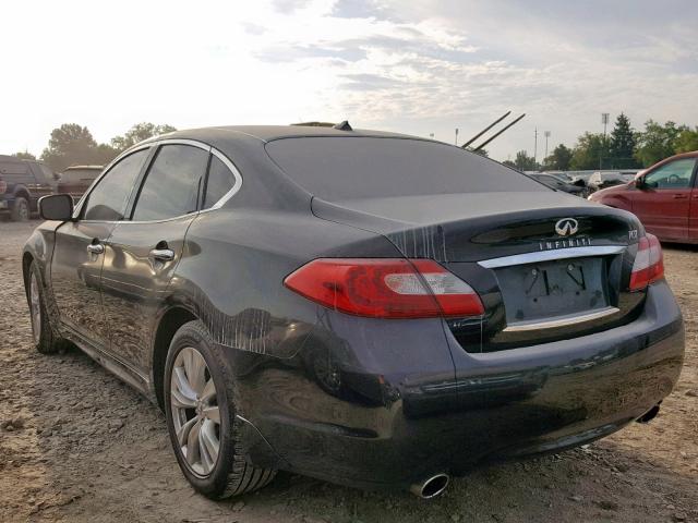 JN1BY1AP8CM335316 - 2012 INFINITI M37 BLACK photo 3