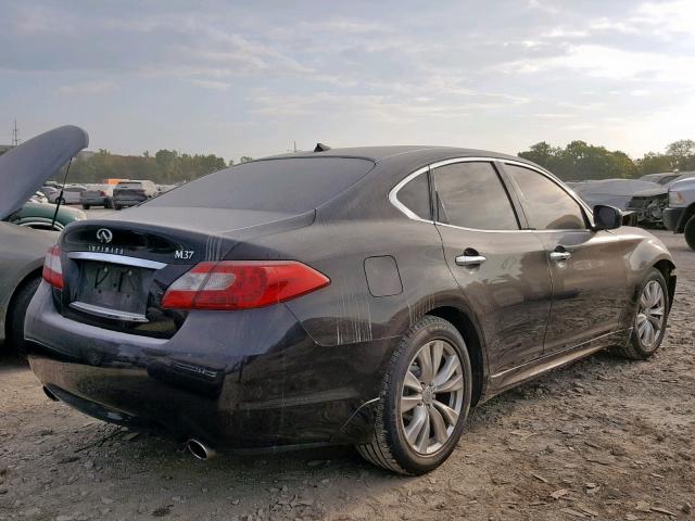 JN1BY1AP8CM335316 - 2012 INFINITI M37 BLACK photo 4