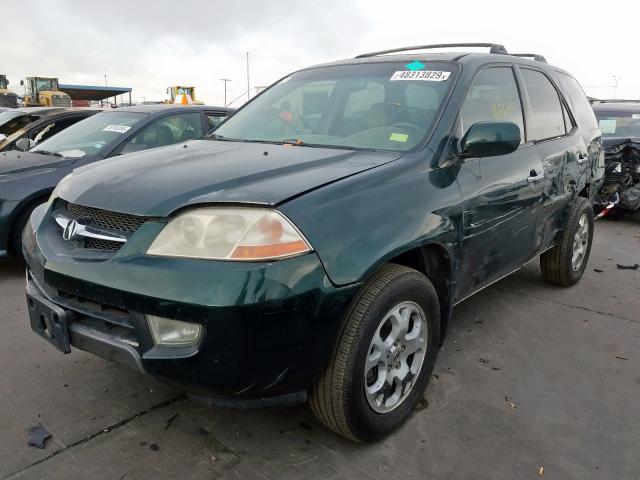 2HNYD18641H520957 - 2001 ACURA MDX TOURIN GREEN photo 2