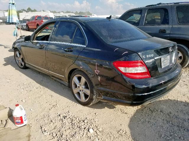 WDDGF8BB6AR126442 - 2010 MERCEDES-BENZ C 300 4MAT BLACK photo 3