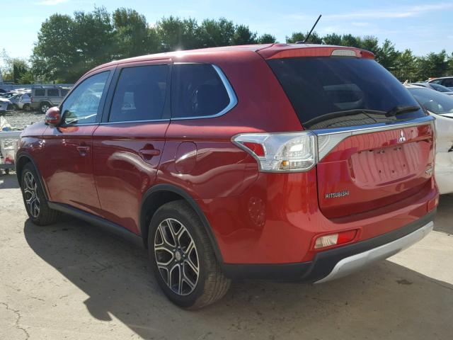 JA4JZ4AX8FZ013140 - 2015 MITSUBISHI OUTLANDER MAROON photo 3