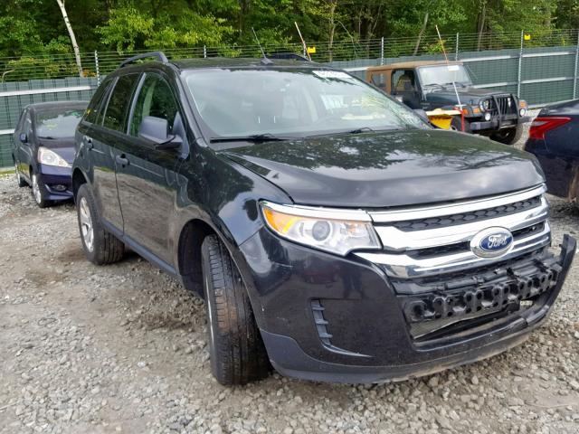 2FMDK4GC7EBB40406 - 2014 FORD EDGE SE BLACK photo 1