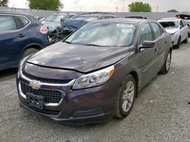 1G11C5SL6FF168076 - 2015 CHEVROLET MALIBU 1LT 棕色 照片 2