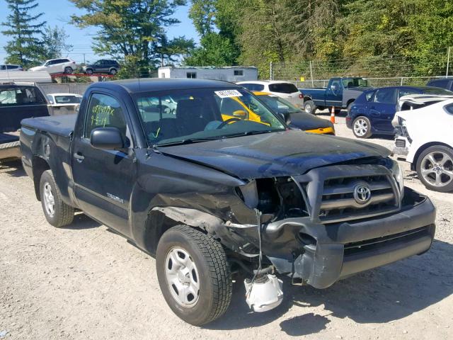 5TENX4CNXAZ694133 - 2010 TOYOTA TACOMA BLACK photo 1