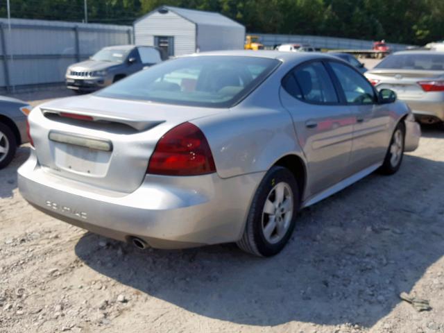 2G2WP552971112330 - 2007 PONTIAC GRAND PRIX SILVER photo 4