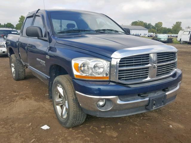 1D7HU182X6S650993 - 2006 DODGE RAM 1500 S BLUE photo 1