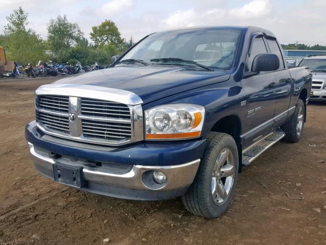 1D7HU182X6S650993 - 2006 DODGE RAM 1500 S BLUE photo 2