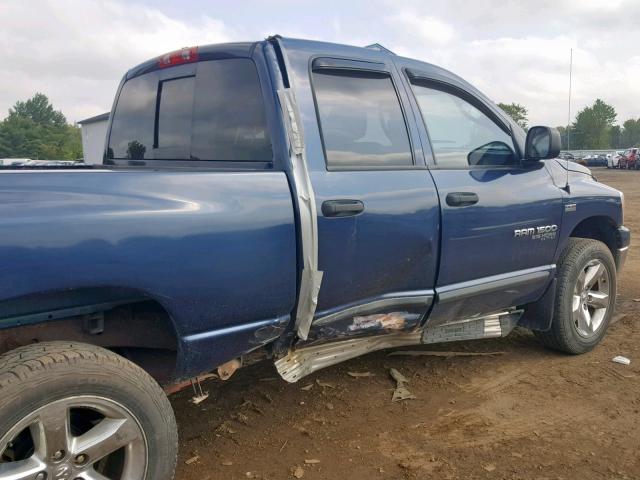 1D7HU182X6S650993 - 2006 DODGE RAM 1500 S BLUE photo 9