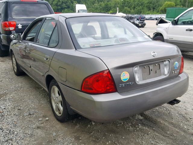 3N1AB51A34L737210 - 2004 NISSAN SENTRA 2.5 TAN photo 3