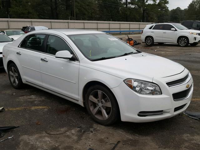 1G1ZC5EU6CF314088 - 2012 CHEVROLET MALIBU 1LT WHITE photo 1