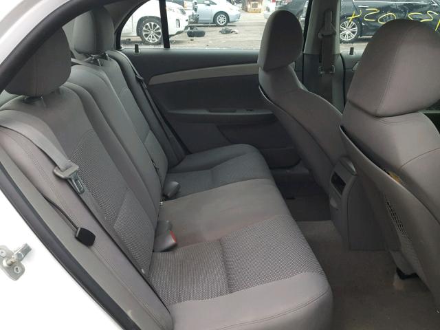 1G1ZC5EU6CF314088 - 2012 CHEVROLET MALIBU 1LT WHITE photo 6