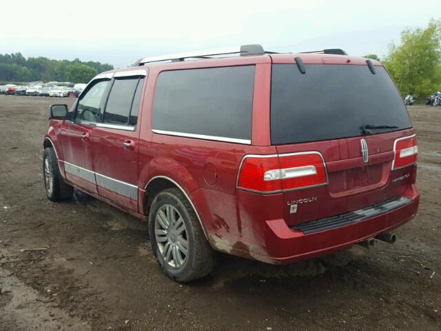 5LMFL28518LJ15755 - 2008 LINCOLN NAVIGATOR 红色 照片 3