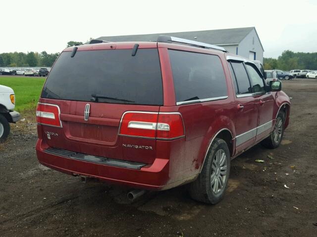 5LMFL28518LJ15755 - 2008 LINCOLN NAVIGATOR 红色 照片 4