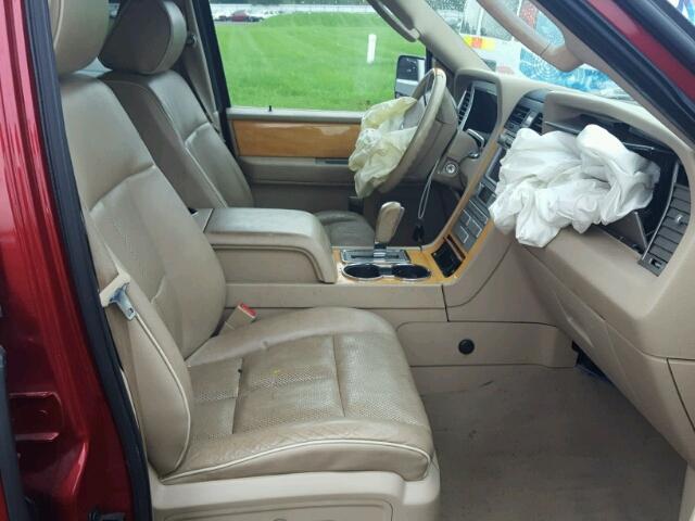 5LMFL28518LJ15755 - 2008 LINCOLN NAVIGATOR 红色 照片 5