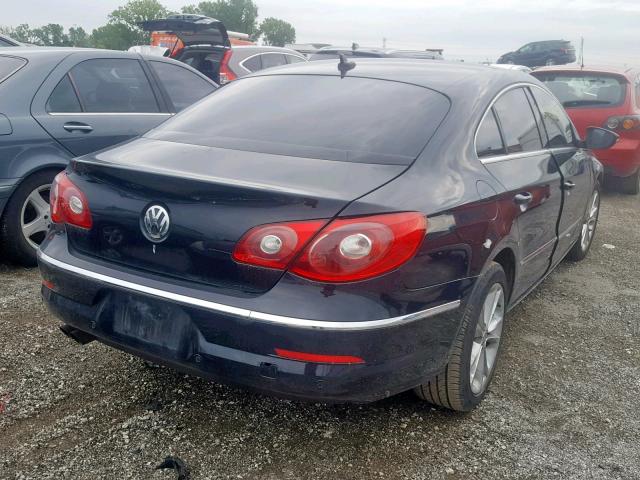 WVWHL73C59E532692 - 2009 VOLKSWAGEN CC LUXURY BLACK photo 4