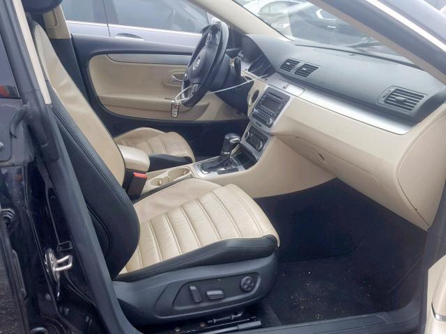 WVWHL73C59E532692 - 2009 VOLKSWAGEN CC LUXURY BLACK photo 5