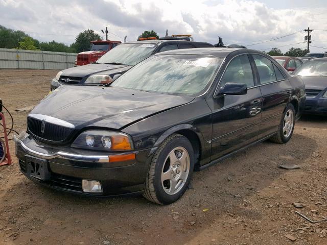 1LNHM87A2YY830623 - 2000 LINCOLN LS BLACK photo 2