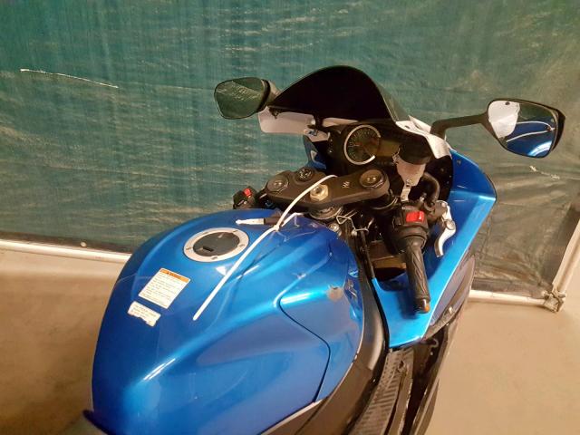 JS1GN7FA1E2100252 - 2014 SUZUKI GSX-R600 BLUE photo 5