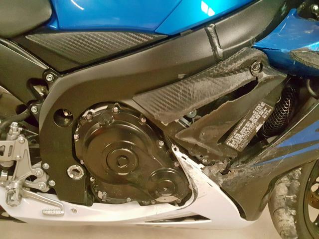 JS1GN7FA1E2100252 - 2014 SUZUKI GSX-R600 BLUE photo 7