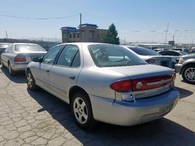 3G1JC52603S189832 - 2003 CHEVROLET CAVALIER B SILVER photo 3